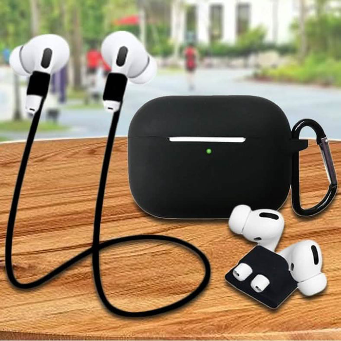 4-In-1 Airpods Pro3 Case Carabiner Sleeve Anti-lost Rope Set by DailySale