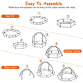 4-in-1 Baby Gym Play Mat Ball Pit with Pillow 18 Balls 9 Toys for 0-3 Years Old by DailySale