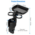 4-in-1 Car Cup Holder Tray Food Table by DailySale
