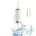 4-in-1 Cordless Water Flossers Oral Irrigator With DIY Mode 4 Jet Tips by DailySale