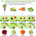 4-in-1 Fruit Vegetable Slicer Adjustable Spiral Grater by DailySale