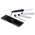 4-in-1 Interchangeable Ceramic Curling Wand Set with Protective Heat Station Mat by DailySale