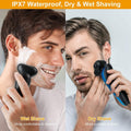 4-in-1 IPX7 Waterproof Beard Trimmer Cordless Razor for Men by DailySale