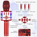 4-in-1 Karaoke Machine Microphone with LED Lights by DailySale