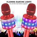 4-in-1 Karaoke Machine Microphone with LED Lights by DailySale
