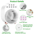 4-in-1 Portable Mini Desktop Water Mist Cooling Air Conditioner by DailySale