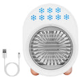 4-in-1 Portable Mini Desktop Water Mist Cooling Air Conditioner by DailySale