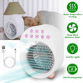 4-in-1 Portable Mini Desktop Water Mist Cooling Air Conditioner by DailySale