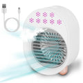 4-in-1 Portable Mini Desktop Water Mist Cooling Air Conditioner by DailySale