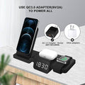 4-in-1 Wireless Charger with LED Digital Clock by DailySale