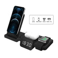 4-in-1 Wireless Charger with LED Digital Clock by DailySale