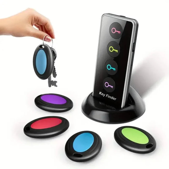 4-Key Finder with LED Flashlight: Locate Your Keys, Wallet, And Remote Control Effortlessly by DailySale