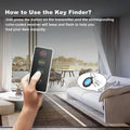 4-Key Finder with LED Flashlight: Locate Your Keys, Wallet, And Remote Control Effortlessly by DailySale