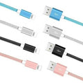 4-Pack: 6 Feet Heavy Duty Braided iPhone USB Cable Charger Cord by DailySale