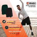4-Pack: AND1 Men's Active Athletic Performance Shorts by DailySale