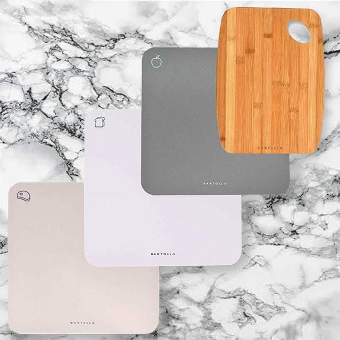 4-Pack: Bartollo Non-Slip Cutting Boards with Free Knife by DailySale
