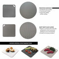 4-Pack: Bartollo Non-Slip Cutting Boards with Free Knife by DailySale