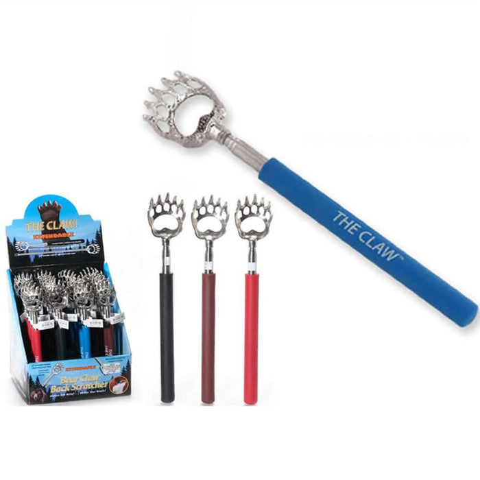 4-Pack: Bear Claw Telescopic Back Scratcher Long Hand Instant Itch Relief Massager Soft by DailySale