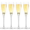 4-Pack: Bella Vino Standard Hand Blown Crystal Red/White Wine Glasses