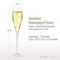4-Pack: Bella Vino Standard Hand Blown Crystal Red/White Wine Glasses by DailySale