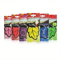 4-Pack: Car Air Freshener Natural Scented Tea Paper Auto Hanging Vanilla Perfume Fragrance Leaf Shape by DailySale