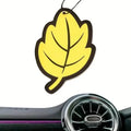 4-Pack: Car Air Freshener Natural Scented Tea Paper Auto Hanging Vanilla Perfume Fragrance Leaf Shape by DailySale