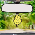 4-Pack: Car Air Freshener Natural Scented Tea Paper Auto Hanging Vanilla Perfume Fragrance Leaf Shape by DailySale