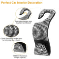 4-Pack: Car Headrest Hooks Bling Rhinestones Back Seat Organizer Hanger Holder by DailySale