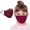 4-Pack: Children's Seamless Reusable Washable Face Mask Bandanas with Breathing Valve by DailySale