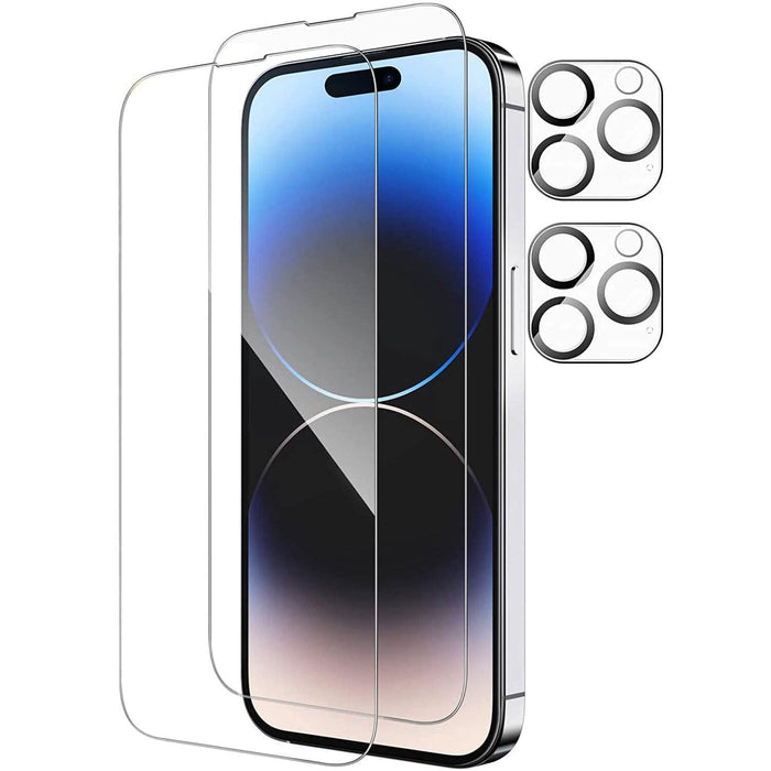 4-Pack: Clear Screen and Camera Lens Protector Set by DailySale