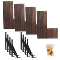 4-Pack: Corner Floating Shelf Wall Mount Display Storage by DailySale