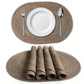 4-Pack: Cotton Oval Dining Mat by DailySale