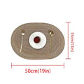 4-Pack: Cotton Oval Dining Mat by DailySale