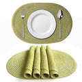 4-Pack: Cotton Oval Dining Mat by DailySale