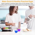 4-Pack: Egg Poachers Silicon Egg Cups by DailySale