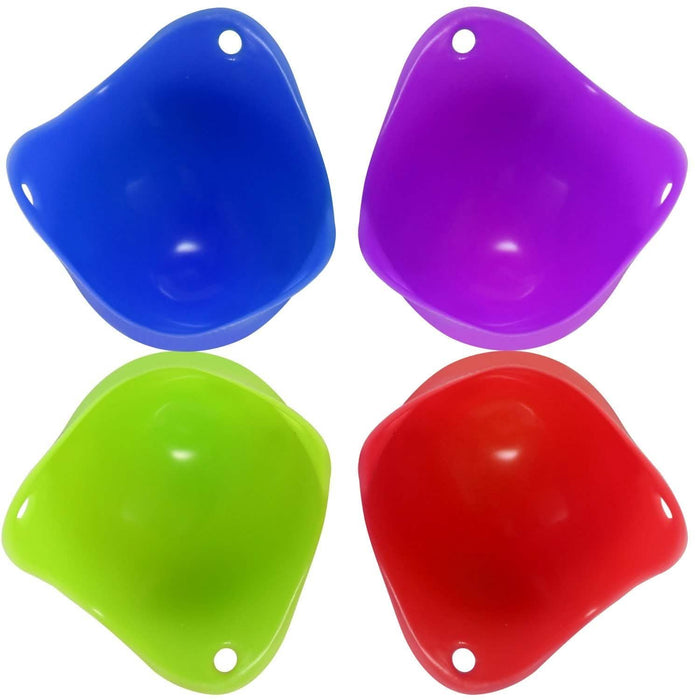 4-Pack: Egg Poachers Silicon Egg Cups by DailySale