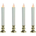 4-Pack: Elegant Glow Candle 9” Flameless Battery Taper by DailySale