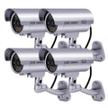 4 Pack: Fitnate Fake Security Camera CCTV Surveillance System by DailySale