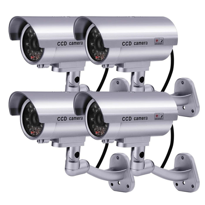 4 Pack: Fitnate Fake Security Camera CCTV Surveillance System by DailySale