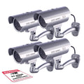 4 Pack: Fitnate Fake Security Camera CCTV Surveillance System by DailySale