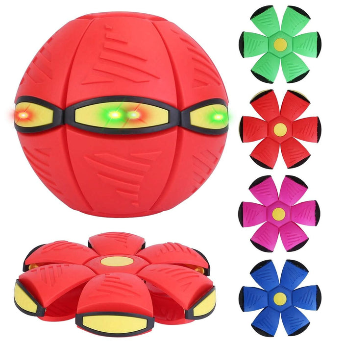 4-Pack: Flying Saucer Ball with LED Lights by DailySale