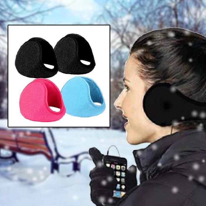 4-Pack: Foldable, Soft and Warm Fleece Earmuffs by DailySale