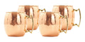 4-Pack: Hammered Copper-Finish Moscow Mule Mugs by DailySale