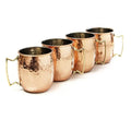4-Pack: Hammered Copper-Finish Moscow Mule Mugs by DailySale
