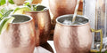 4-Pack: Hammered Copper-Finish Moscow Mule Mugs by DailySale