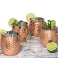 4-Pack: Hammered Copper Plated Moscow Mule Mug by DailySale