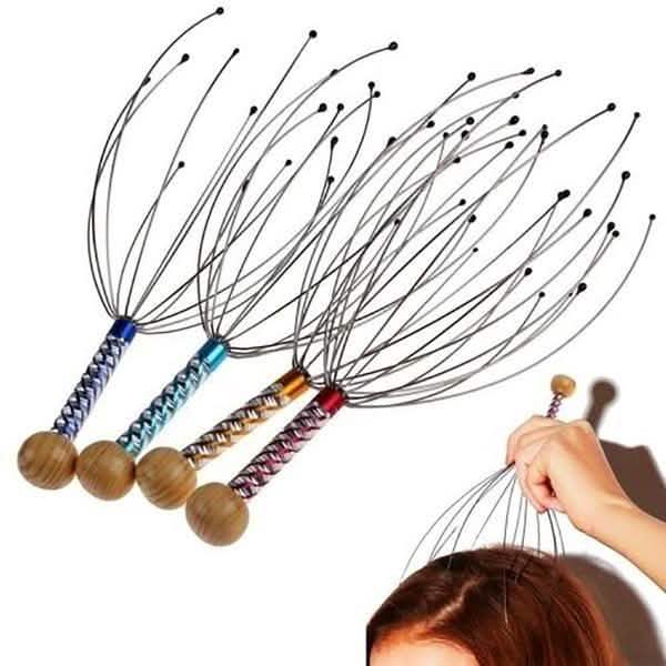 4-Pack: Head Neck Scalp Massager Stress Release Tool by DailySale