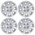 4-Pack: Hubcaps for Honda Civic 14-Inch and 8-Spoke - Silver by DailySale