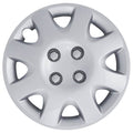 4-Pack: Hubcaps for Honda Civic 14-Inch and 8-Spoke - Silver by DailySale