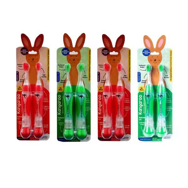 4-Pack: Kangaroo Kids Pre-Filled Toothbrush by DailySale